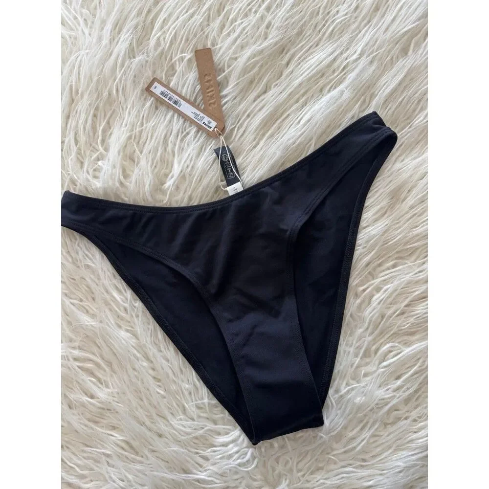 Skims Basic Swim Bikini Bottom Obsidian Size Small